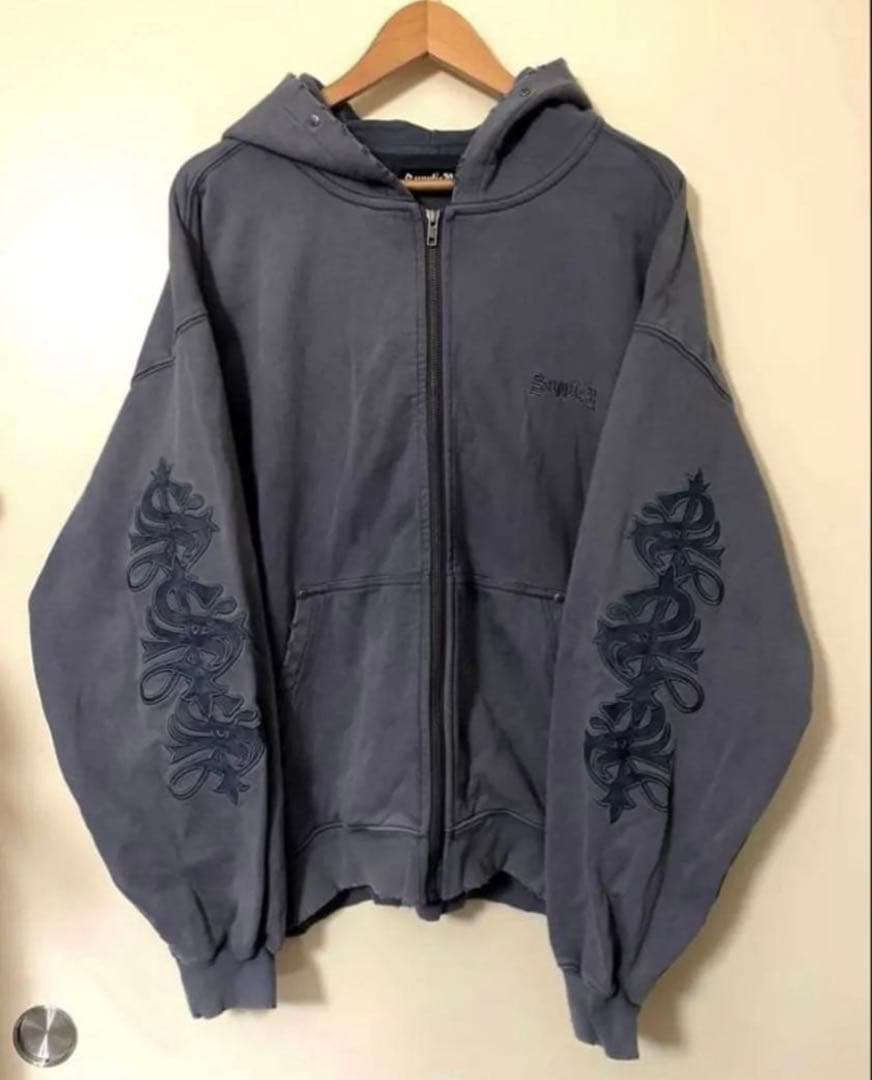 Supplier サプライヤー ジップパーカー グレー