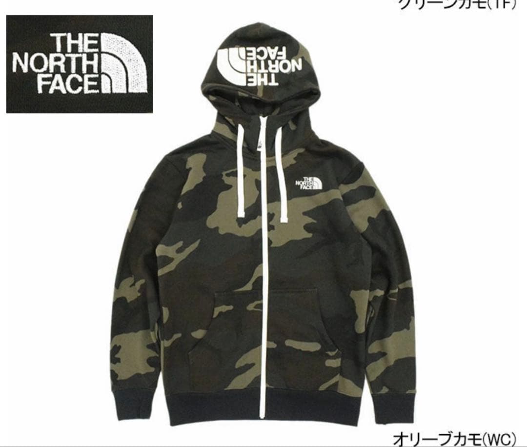 rino　THE NORTH FACE カモフラージュパーカー M