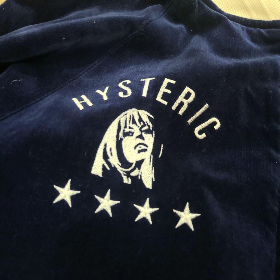 HYSTERIC GLAMOUR ネイビー スカジャン