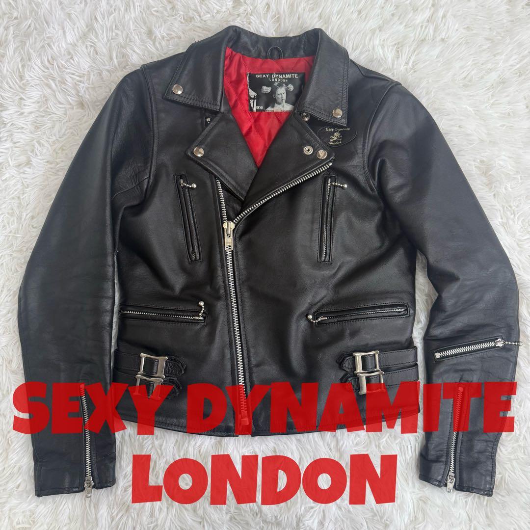 【唯一無二の存在感！】本格 ダブル ライダース セクシーダイナマイトロンドン