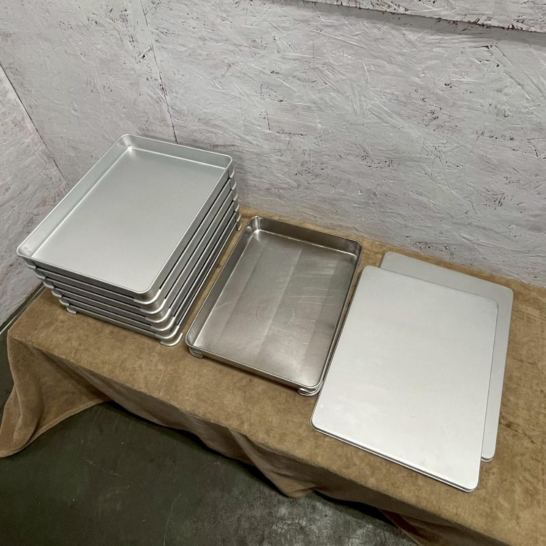 EBM アルミ製 バット 大 40 400×300×40 6個セット Y1440