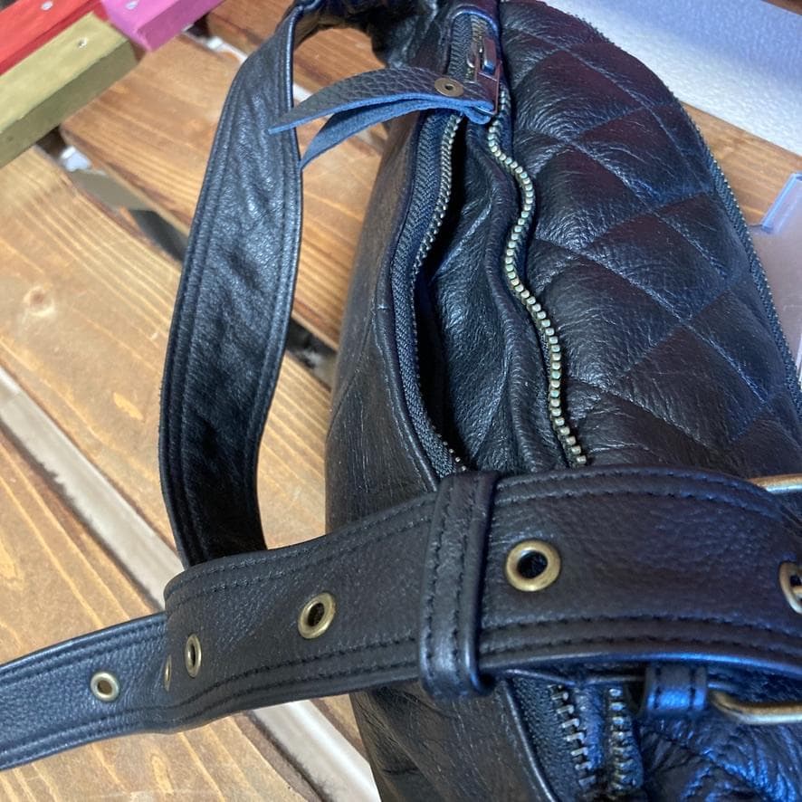 BMOG ロゴ バッグ ビンテージ 古着 90s ハーレー ダビッドソン レザー