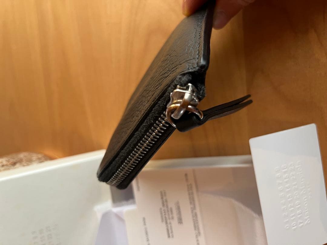 Maison Margiela 財布 ブラック　L字ファスナー