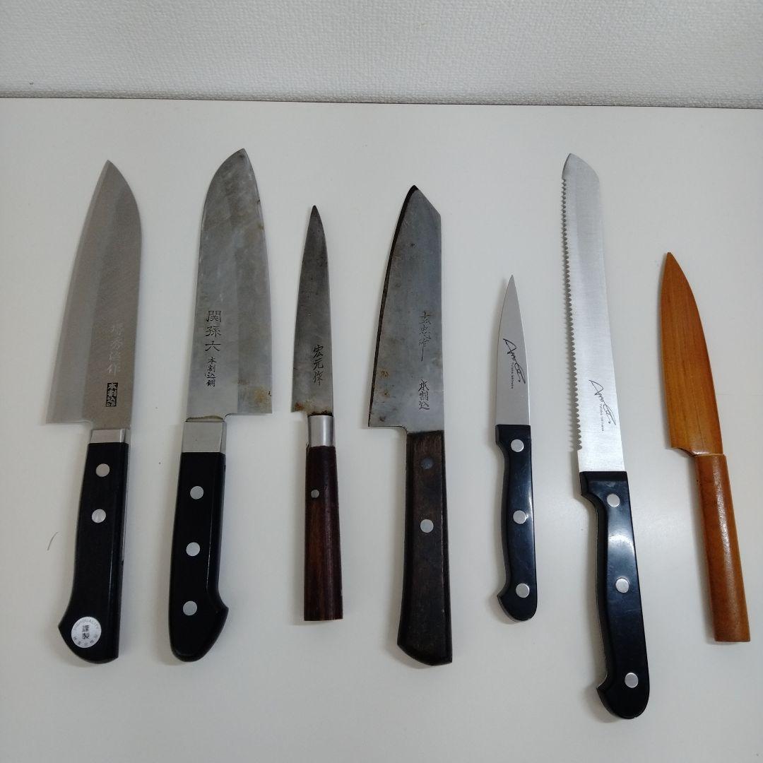 【き429】日本製包丁セット 7点