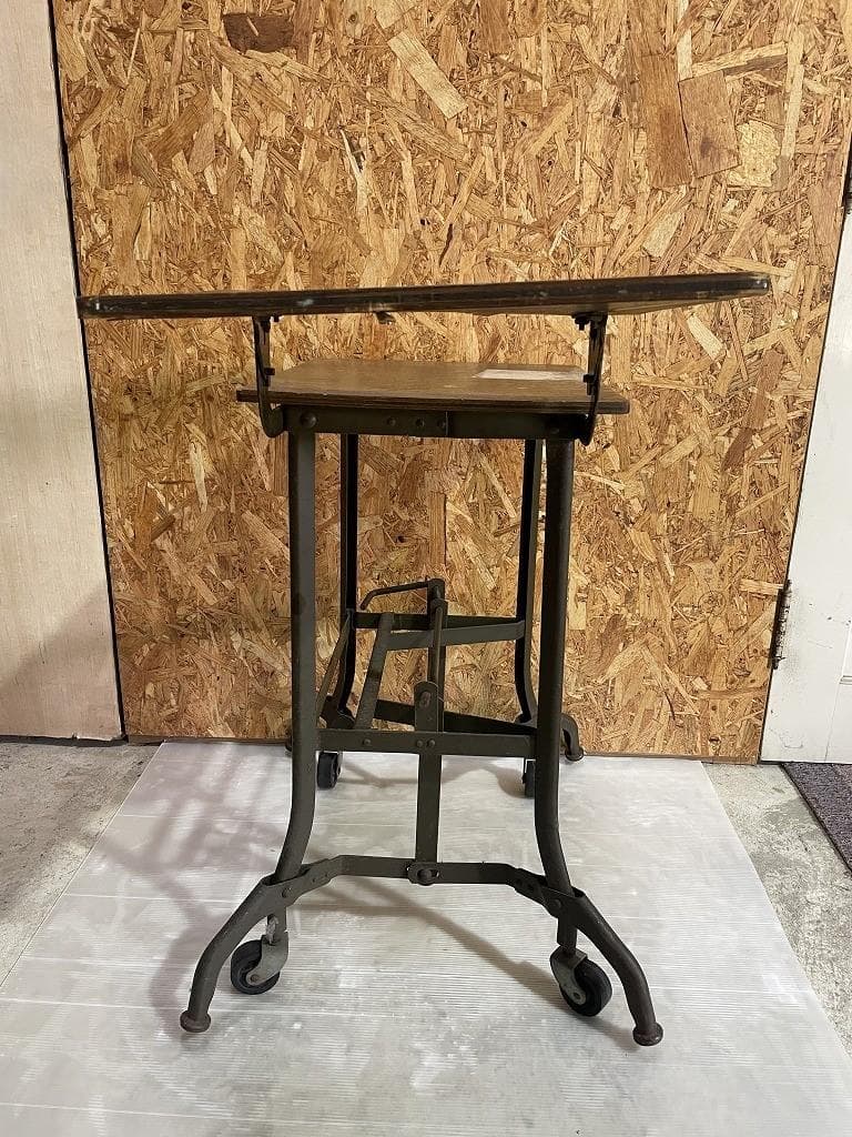 ビンテージ40's　UHL　STEEL　タイプライターデスク