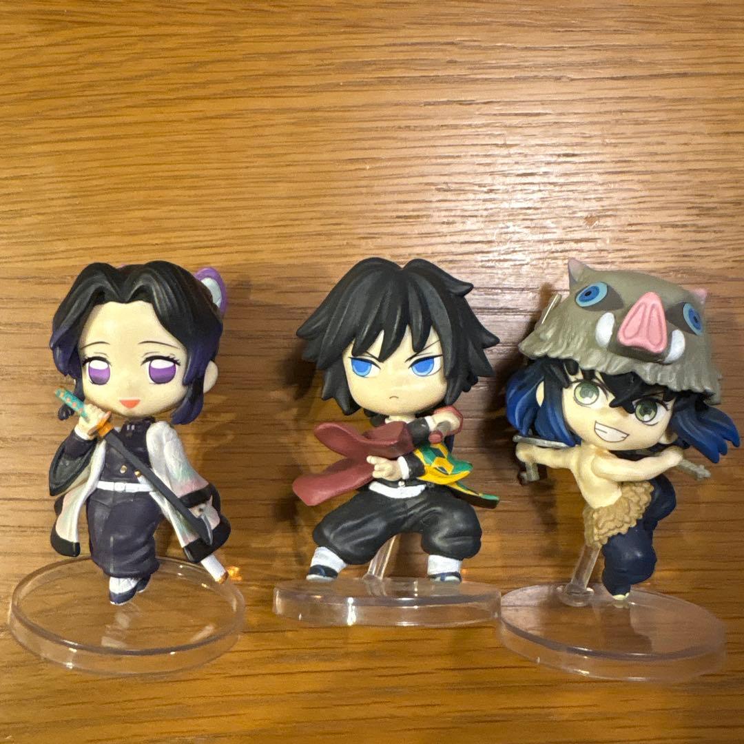 鬼滅の刃　プレミアムガシャポン　ちまっ！きゃら 15体　煉獄だけ台座なし