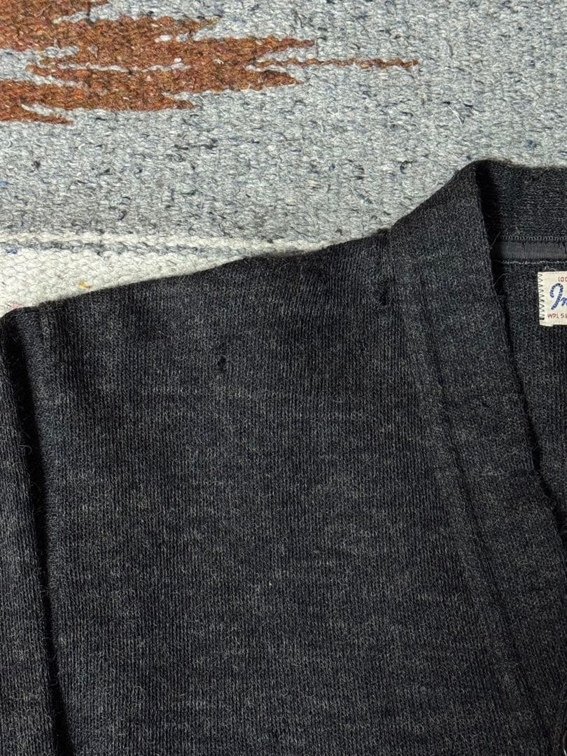 30s 40s カーディガン　ウール　ワークカーディガン