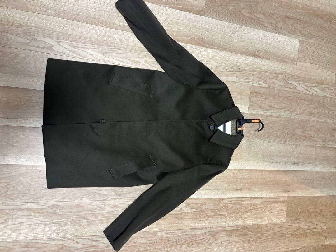 マッキントッシュ　ステンカラーコート　36 ウール　メンズ　ブラウン/カーキ