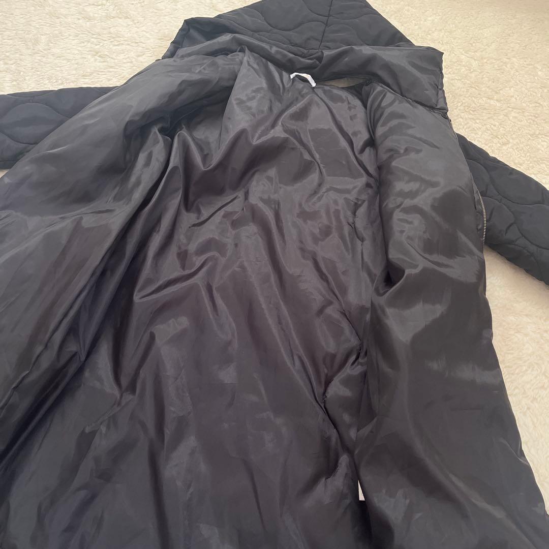 iminoaru アニエスべー　キルティングコート ブラック 2way コラボ