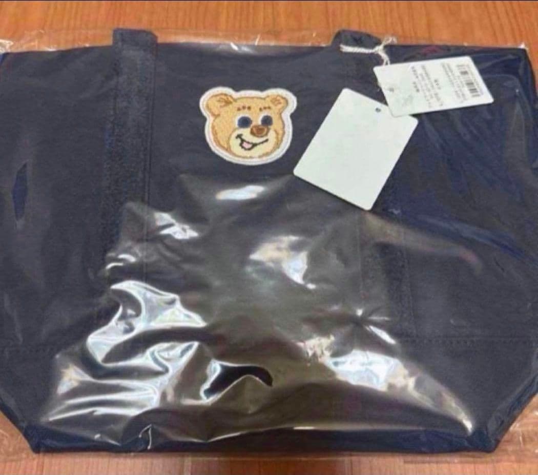 ラブラリーバイフェイラー　オールドテディワッペントート　ネイビー　小