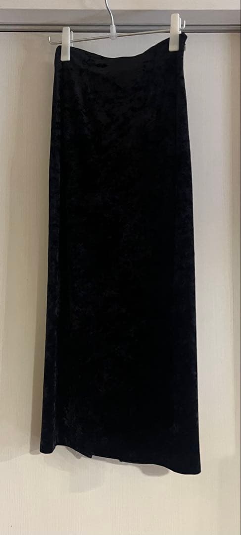 スカート yo BIOTOP Velor long tight skirt