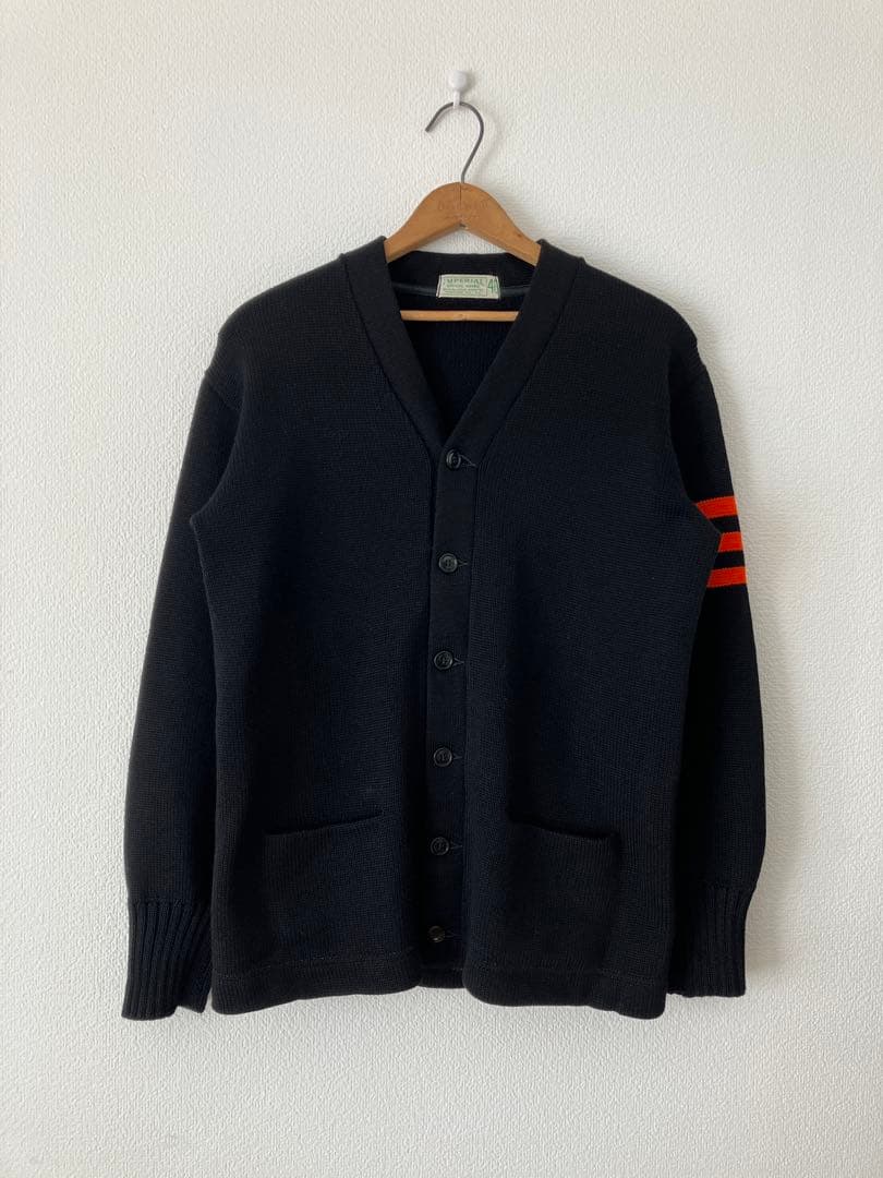 50s imperial レタードカーディガン