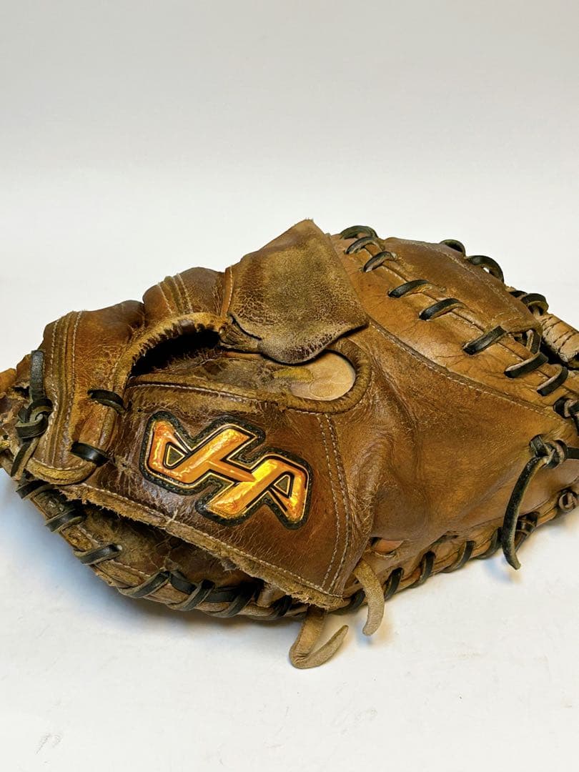 【即使用可！オイルメンテ済】ハタケヤマ キャッチャーミット　硬式用　オーダー