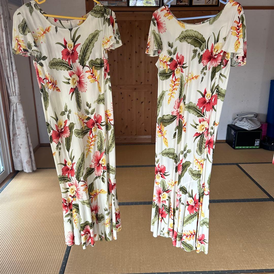 TWO PALMS ハワイアンムームーとシャツセット