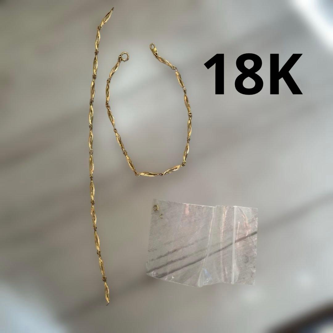 18Kツイストチェーン ブレスレット