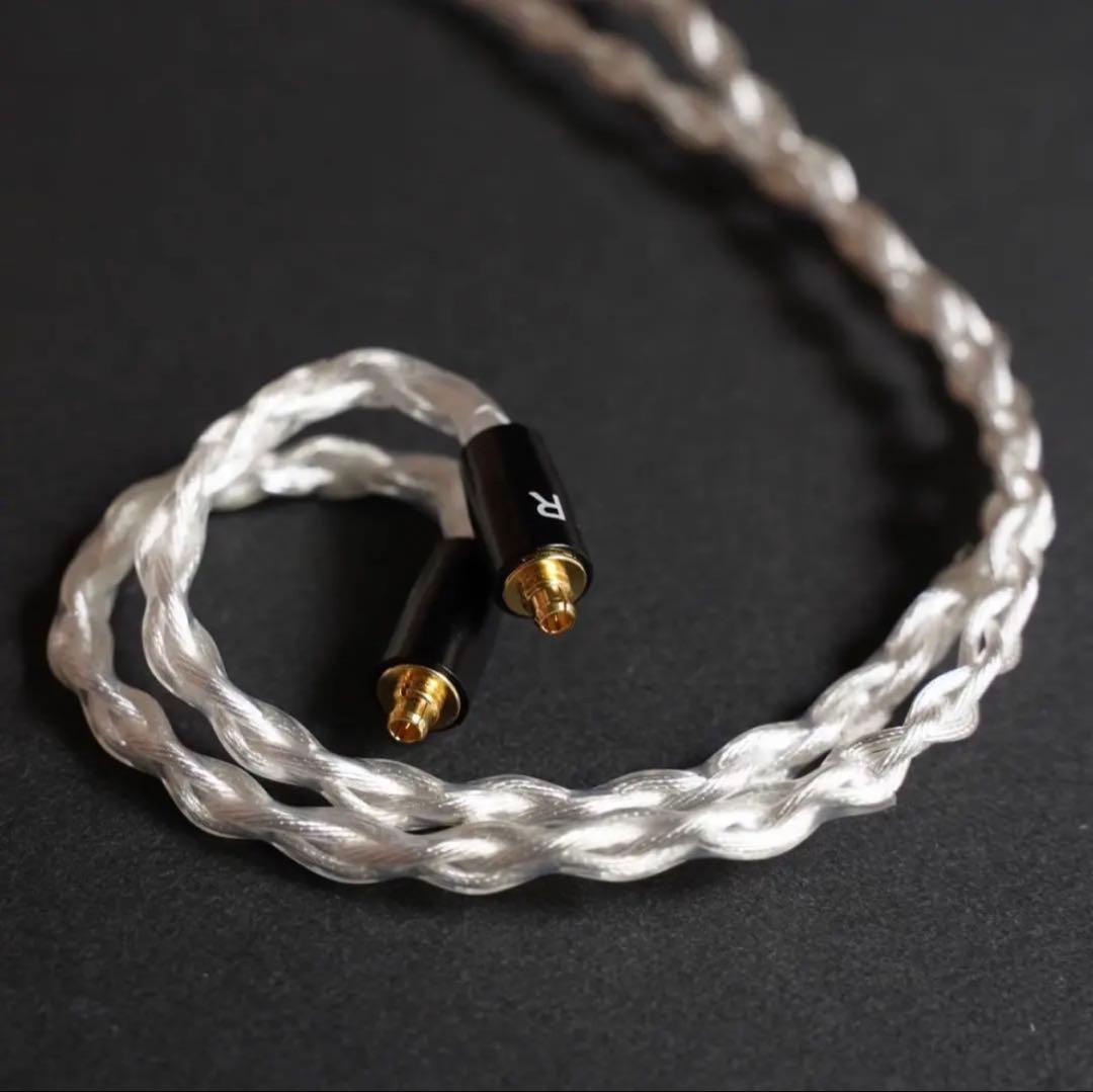 【1点のみ】銀銅合金導体 8コア1064芯 MMCX/4.4mm+イヤホン本体