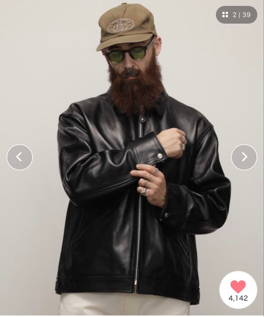 ジャケット・アウター schott leather tracker jacket