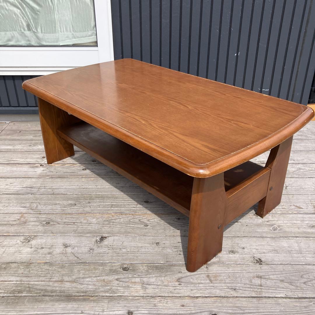 北欧レトロ 木製 センターテーブル コーヒーテーブル サイドテーブル 古家具