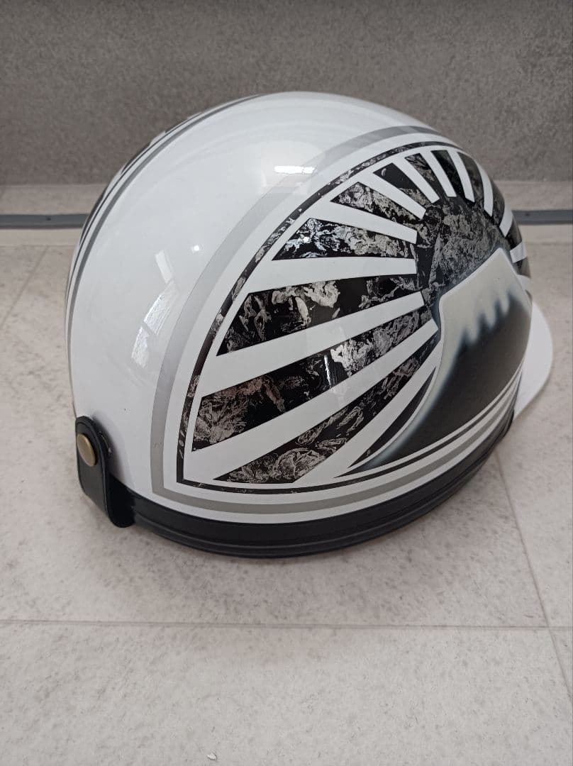 カスタムコルク半　白✘黒ラップ富士日章　シルバーライン