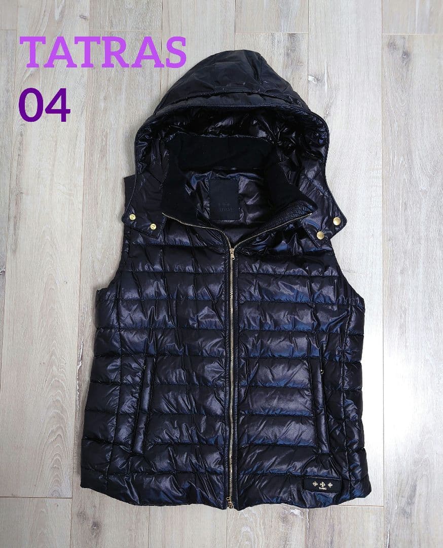【美品】希少サイズ✦TATRAS ✦フード付きダウンベスト✦04