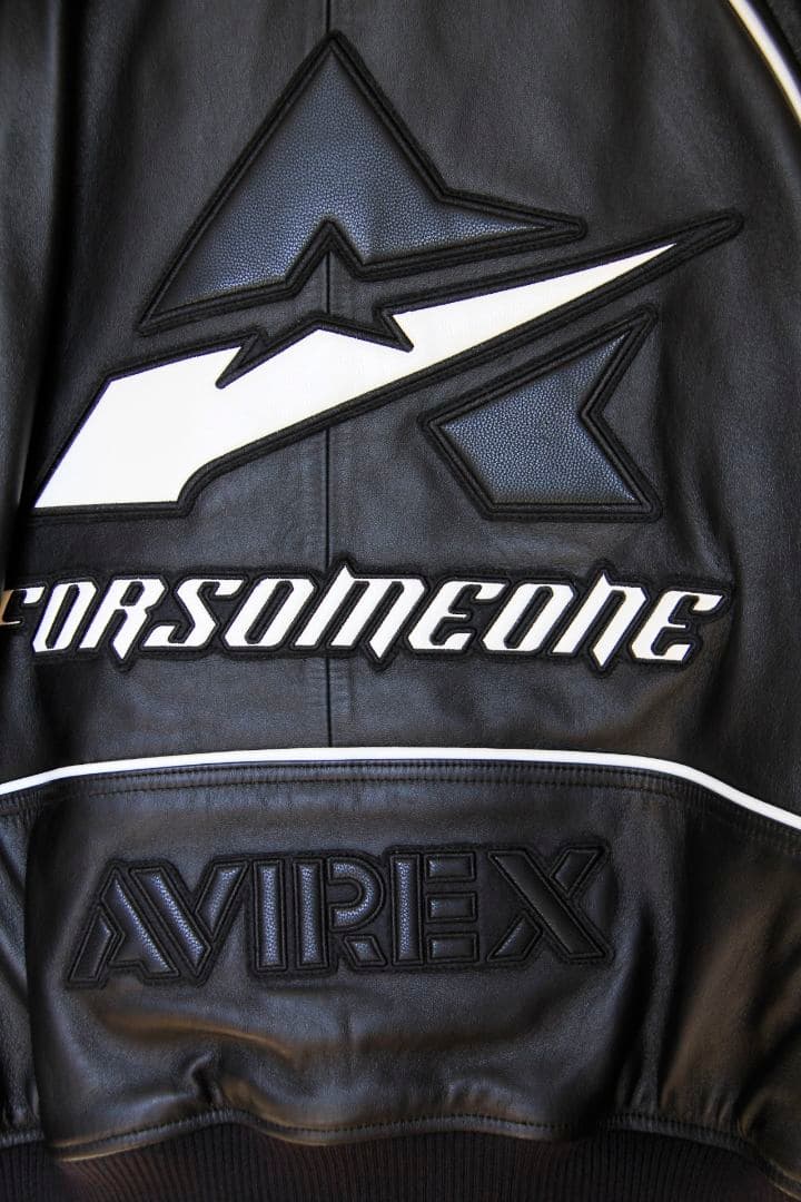 AVIREX × FORSOMEONEレザージャケット