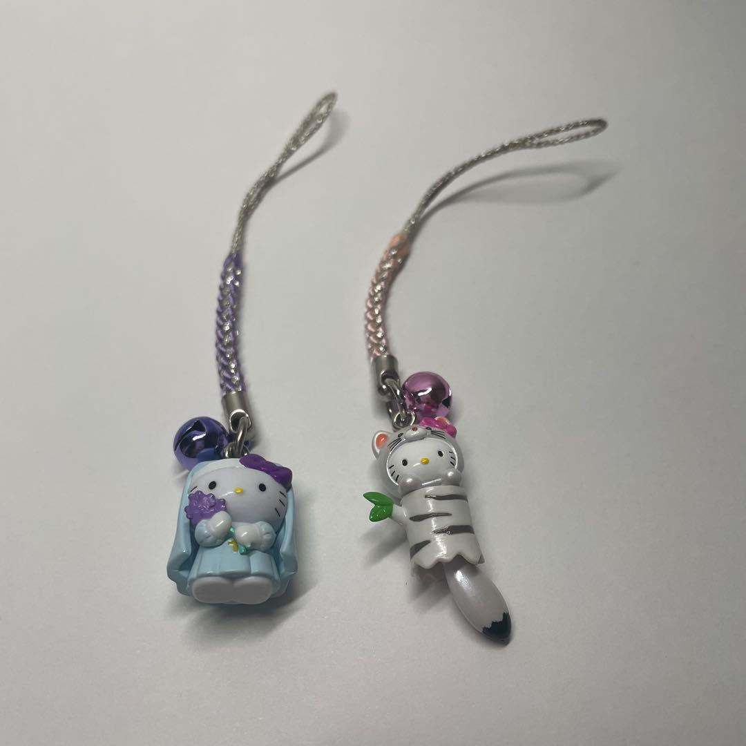 【稀少】2009年「北海道ラベンダー」・2005年「北海道オコジョ」根付セット