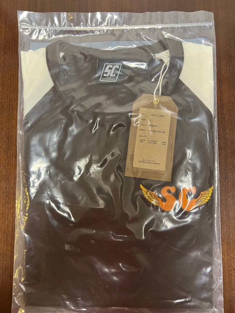 サブカルチャーSC ポップアップ限定ラグランSCロゴ　サイズ3