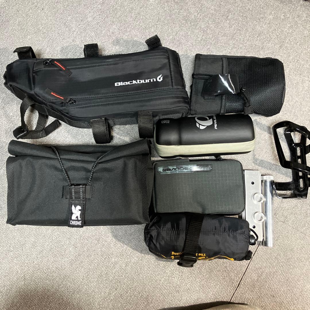Blackburn & Chrome ロードバイク　トラベルセット輪行バック付き