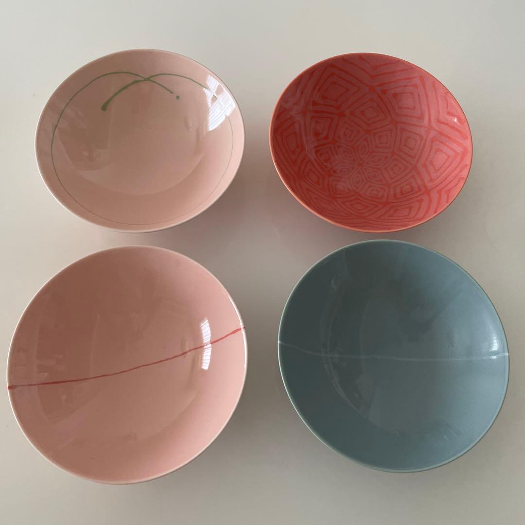 陶器4個セット　　白山陶器