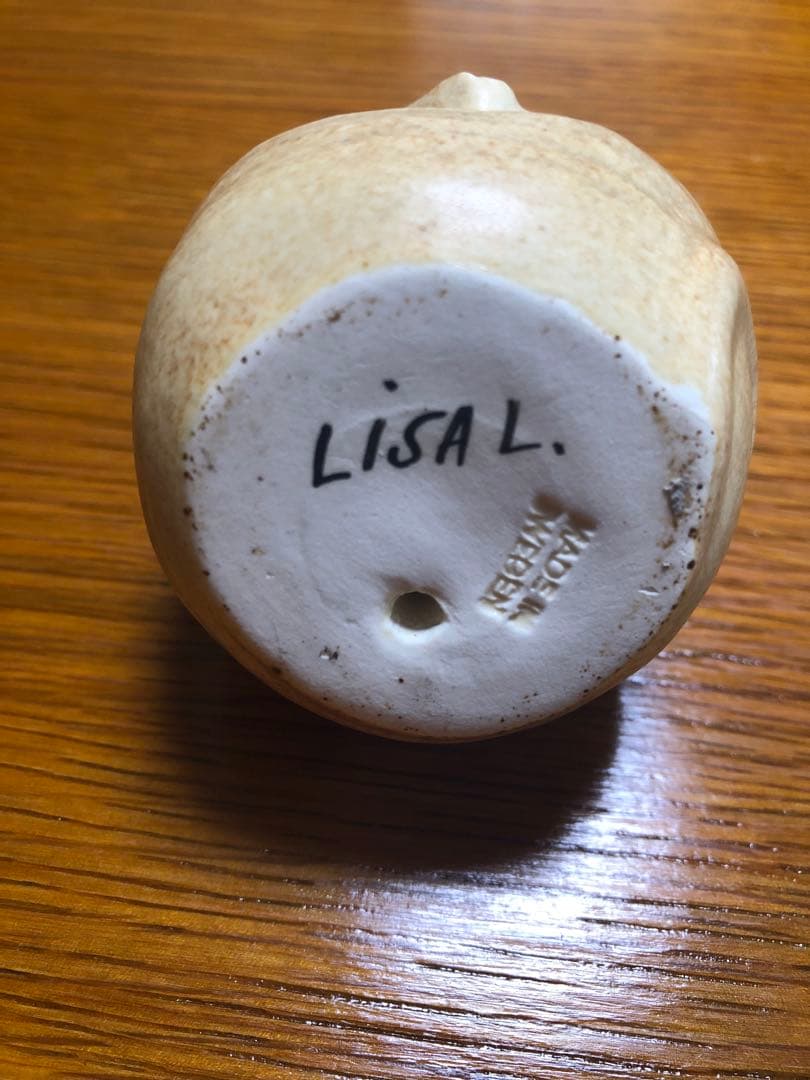 リサラーソン ３匹のねずみ ブラウン 置物 北欧雑貨 lisa larson