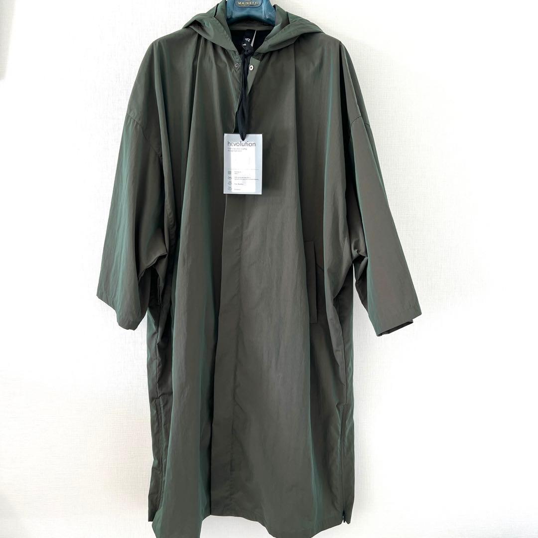 ✨タグ付き✨　イーヴォ　レインコート　オリーブ　玉蟲色　サイズ48