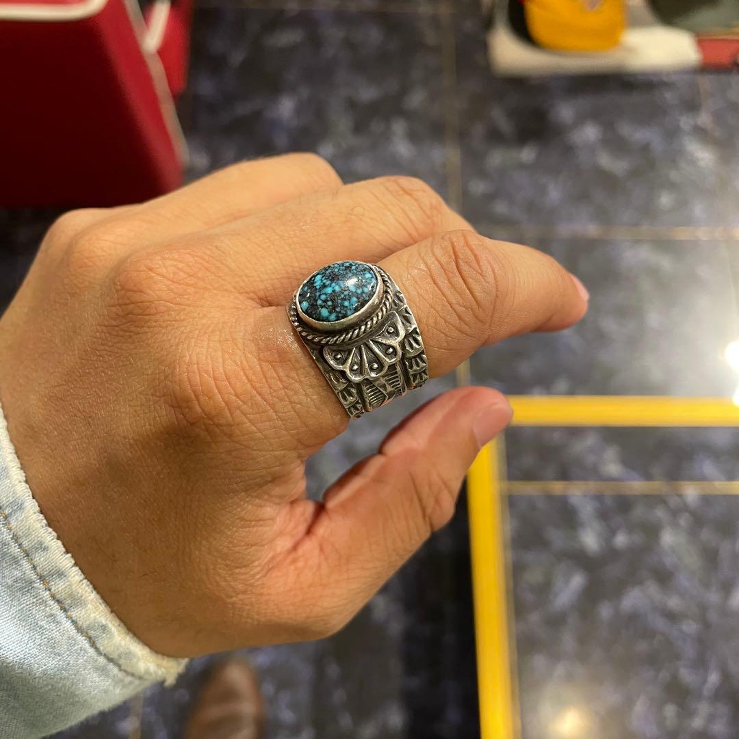 SUNSHINE REEVES リング ナバホ族 ターコイズ 18号