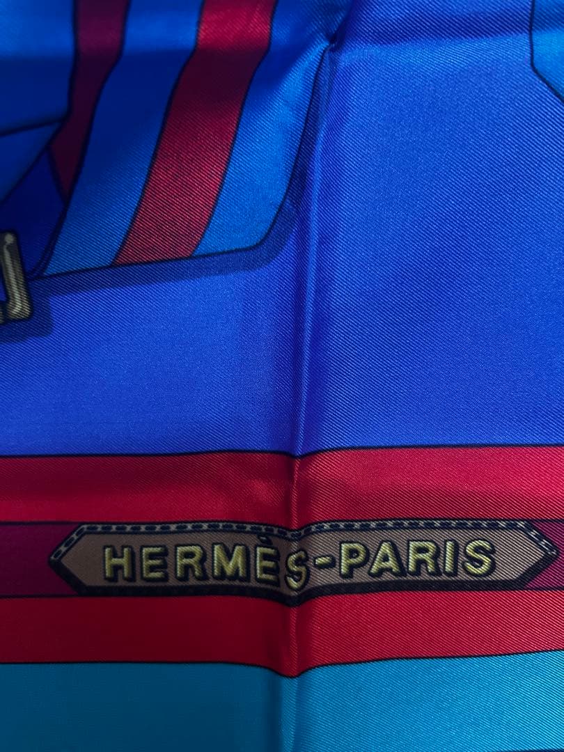 ★カルネ ★HERMES/エルメス スカーフ90 ベルト柄