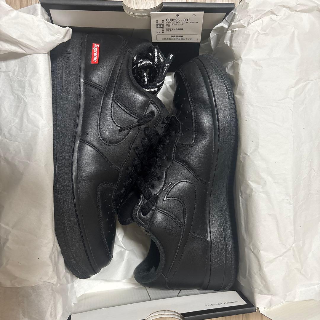 ツ*ー様 Nike Air Force 1 Supreme ブラック