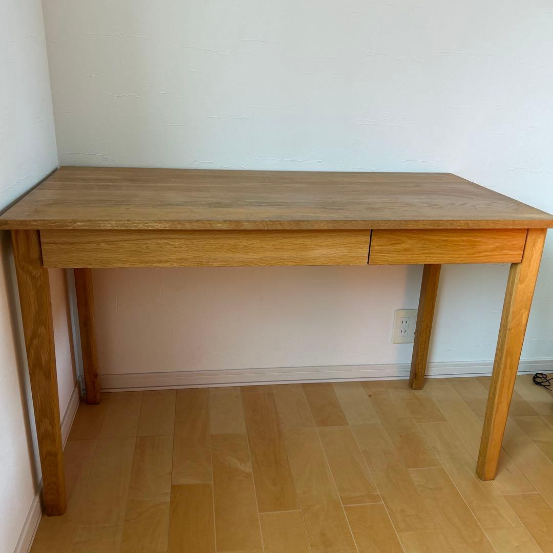 無印良品　木製デスク オーク材