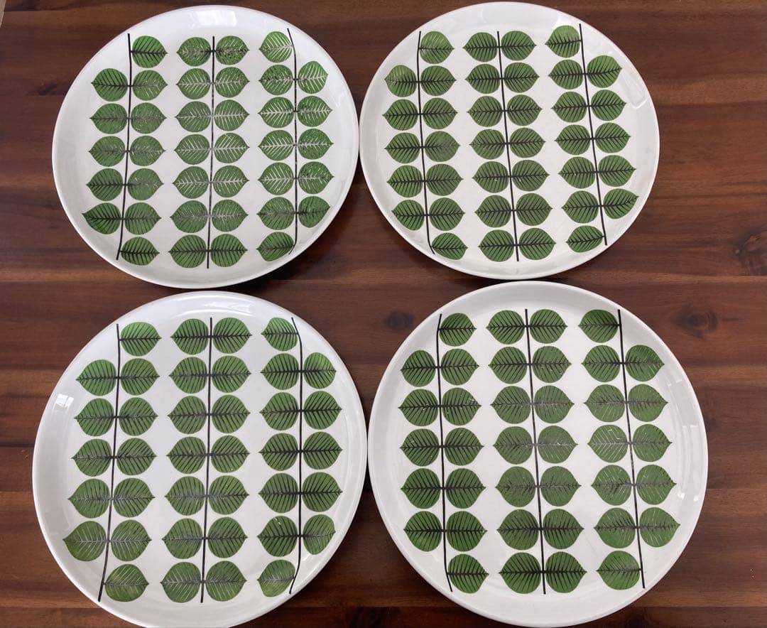 北欧食器　Gustavsberg Bersa ヴィンテージ 24cm 4枚セット